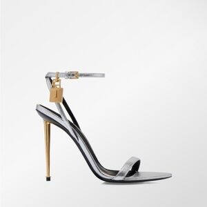 TOM FORD- Padlock Metallic heels